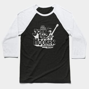 John Lee Hooker Logo Shirt - Vintage Blues Style Baseball T-Shirt